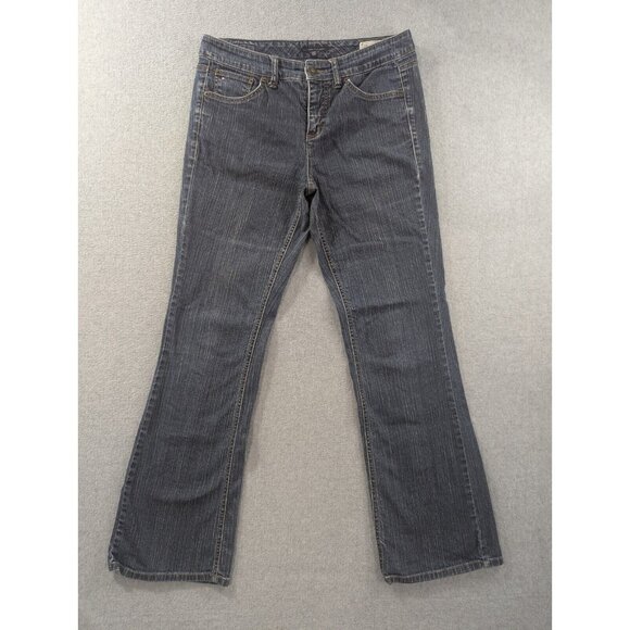 Tommy Hilfiger Jeans Womens Size 10 Blue Classic Bootcut American Hope Whiskers - Picture 1 of 16